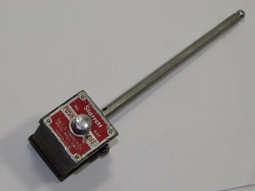 STARRETT NO. 657 MAGNETIC BASE and Ball End POST INDICATOR HOLDER