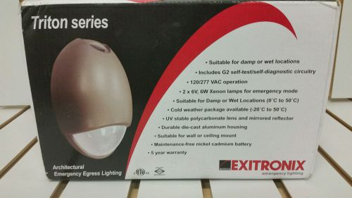 Exitronix TR-WB-BR Triton Series Decorative Outdoor Emergency Lighting