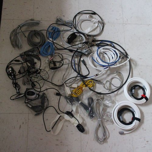 Assorted Electrical Wires Cords Extension Splitter Ethernet Webcam Car Charger