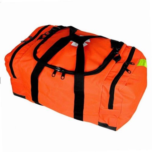 Large EMT Trauma Responder First Aid Medical Emergency Medic EMPTY Bag Orange