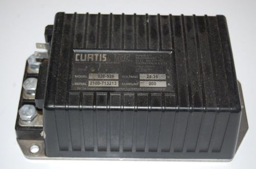 Curtis PMC, model 026-539 serial 2100-7132213   24-36V, 200A