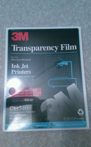 3M Transparency Film CG3460 for HP Color Ink Jet 50 Sheets