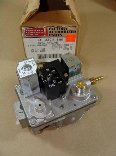 NEW CARRIER WHITE RODGERS EF 32CW 198 36E42 203 GAS VALVE 1/2&#034; 24VAC 140000 BTUH