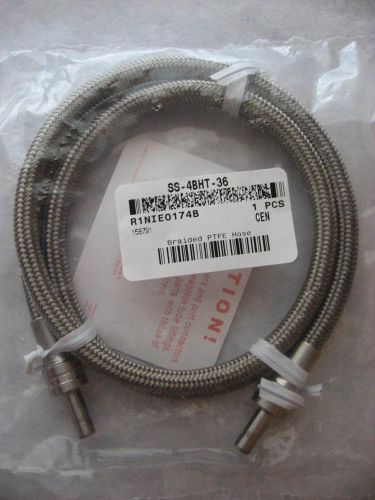 SWAGELOK 1/4&#034;x 36&#034; STAINLESS STEEL BRAIDED HOSE SS-4BHT-36 (NEW) FREE SHIPPING