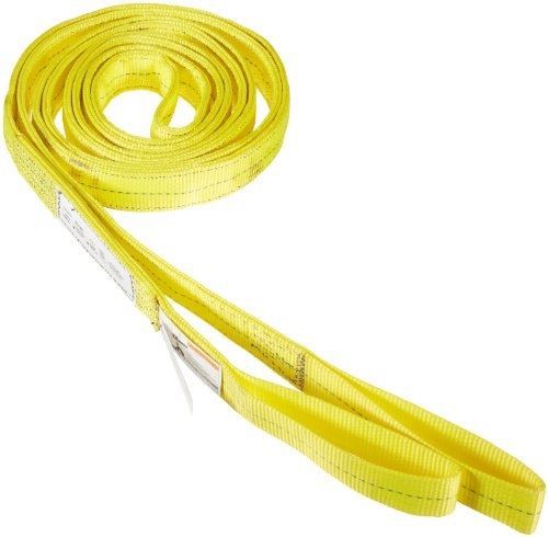 Indusco 77865911 type 3 nylon flat eye synthetic sling, 2 ply, 9300 lbs vertical for sale