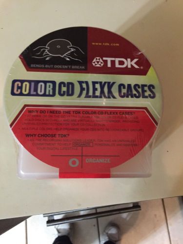 25 pcs Premium TDK  Single Blu Ray DVD CD Multi Color Cases, hold 1 Disc,