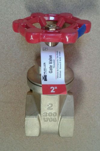 Brand new mueller industries 100-008 threaded gate valve 2&#034; x 2&#034; for sale
