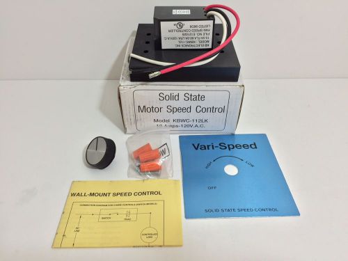 New! kb electronics solid state motor speed control kbwc-112lk kwbc112lk for sale