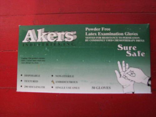 Akers Powder Free Latex Gloves Size XL