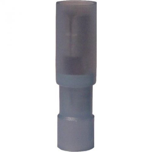 Bullet Splice- Fully Insulated, 16-14 Awg, 0.156&#034; Plug, Blue, 20/Pk 20-163F