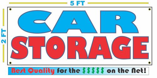 Full Color CAR STORAGE Banner Sign All Weather NEW XL Larger Size