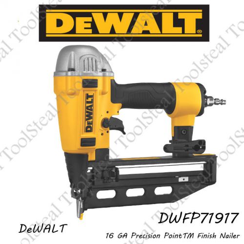 Dewalt dwfp71917 r 16 ga.2 1/2&#034; precision pointfinish nailer w/factory warranty! for sale