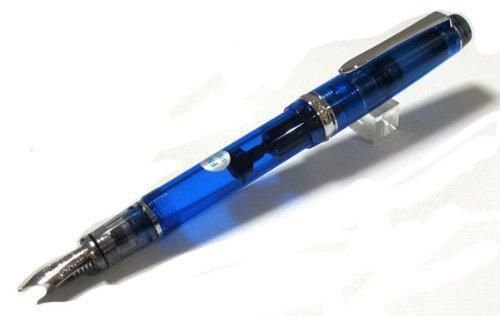 Pilot Fountain Pen Custom Heritage 92, Transparent Blue Body, FM-Nib From Japan