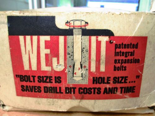 Wej-it  3/8&#034; x 3-1/2&#034; concrete anchor bolt  3832  box of 50 for sale