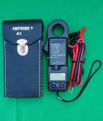 Amprobe Mod ACD-10 Current Clamp and Multimeter *Tested*