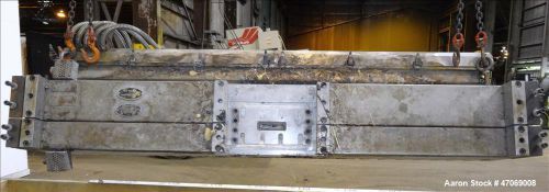 Used- edi extrusion dies 73&#034; wide autoflex h40 sheet die. approximately 4&#034; wide for sale