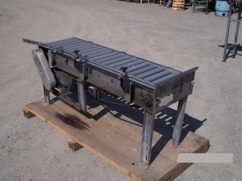 Powered case roller conveyor, 14&#034; x 5&#039;  x for sale