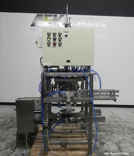 Used- automated packaging services gable top drop case packer for 1/2 pint, pint for sale
