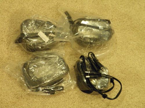 New CCTV video and power cable, 25 ft, RCA to RCA end, 4 pcs pack