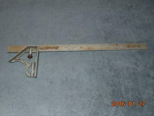 Mitutoyo 18&#034; Combination Square Made in USA Experienced Tool Vintage NO BUBBLE