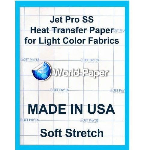 Jetpro wholesale heat transfer paper inkjet light colors 500sheet distributor :) for sale