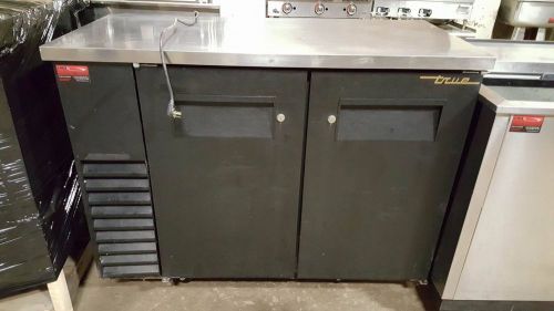 48&#034; Back Bar Cooler Solid Door True TBB-24-48  Commercial Stainless Top NSF