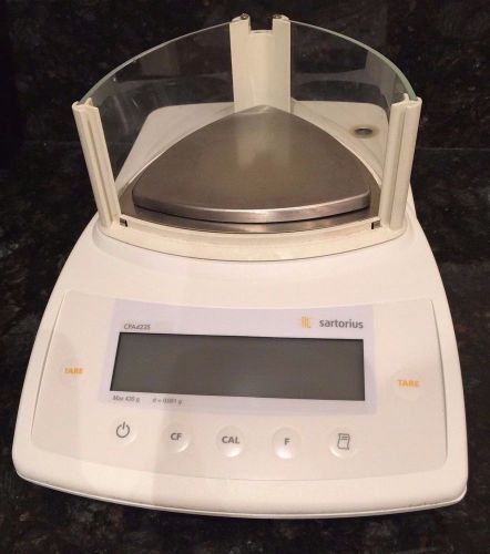 Sartorius CPA423S Top Loading Analytical Balance Scale WORKING