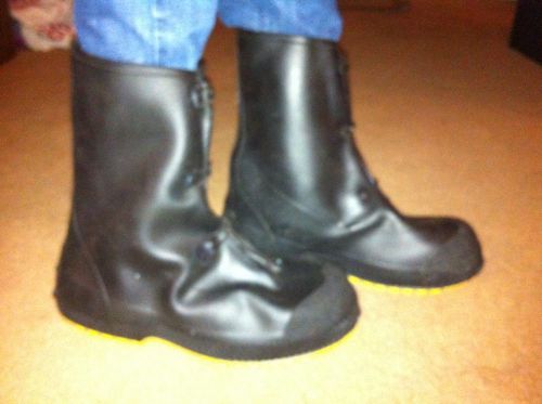 Men&#039;s servus boots size 11-13 over rain weather storm farm snow elastic buckle for sale