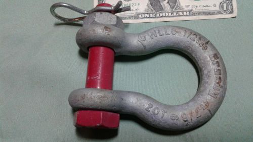 Crosby 20 Ton Shackle Rigging Towing Clevis (Farm, Tractor or Truck Use)