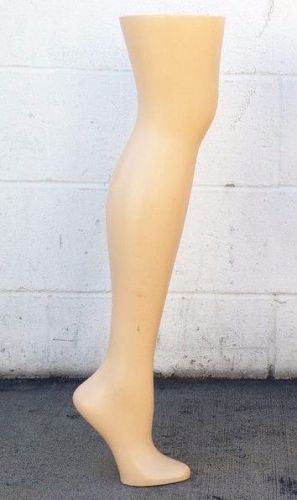 Mn-aa15(#44) used 26&#039;&#039; flesh women&#039;s freestanding thigh high hosiery leg display for sale