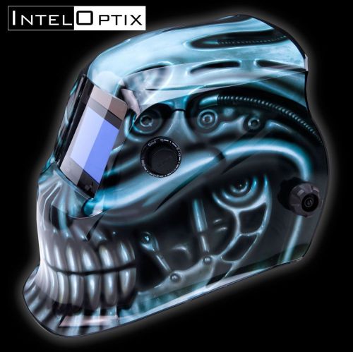 Skull 1100 Auto Darkening Solar Welding Helmet Mask + Grind mode  ARC MIG Hood