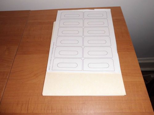 Cassette Labels 12 Up Parchment Tan (Neato) 696 labels