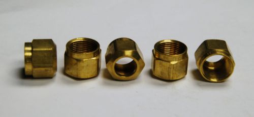 Brass Fittings: DOT Air Brake Nut, Tube OD 3/4&#034;, Qty. 25
