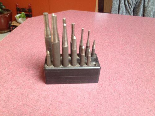 lot of 12 Lufkin and 1 General  Punches 13 Piece Set Good Used Condition!