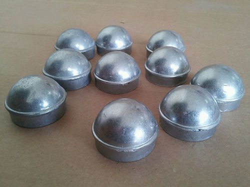 Chain Link Fence Post Dome Caps (10pc) aluminum. fits 1-7/8&#034; or 2&#034; fence post