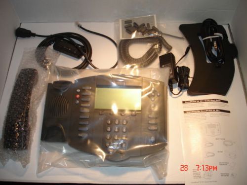 POLYCOM SOUNDPOINT IP501, RECONDITIONED, SEE ALL ACCESSORIES