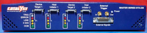 Lecroy Catalyst STX230 Master Series 2 Port SATA Serial Bus Protocol Analyzer
