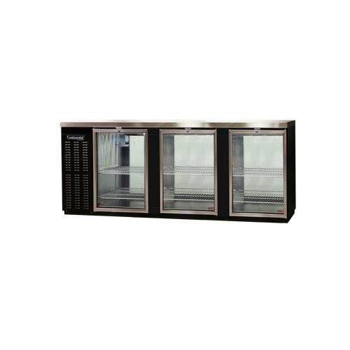Continental Refrigerator BBC90S-GD-PT Back Bar Cabinet, Refrigerated