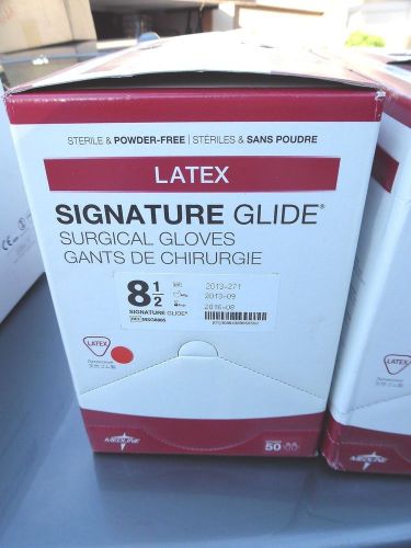 Medlind Signature Glide Latex Powder-Free Surgical Gloves size 8