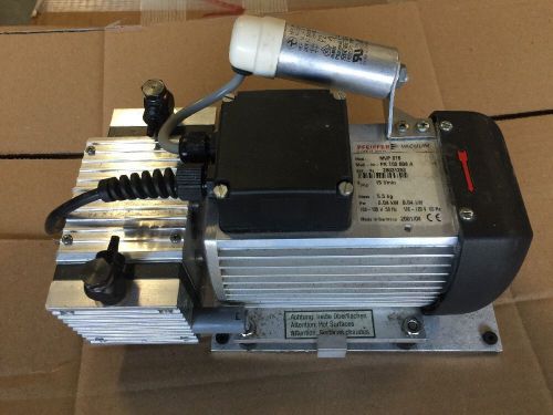 Pfeiffer mvp 015-diaphragm vacuum pump pk-t05-038 dry oil-free mvp015 / warranty for sale
