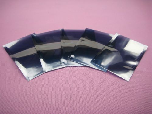 100 anti-static shielding bags 2.2&#034; x 7&#034;_55 x 180mm_flat open top for sale