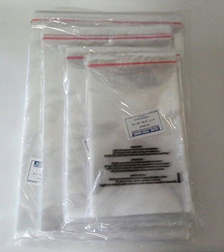 Uline 400 piece self seal suffocation warning combo pack 1.5 mil poly bags: 4 si for sale