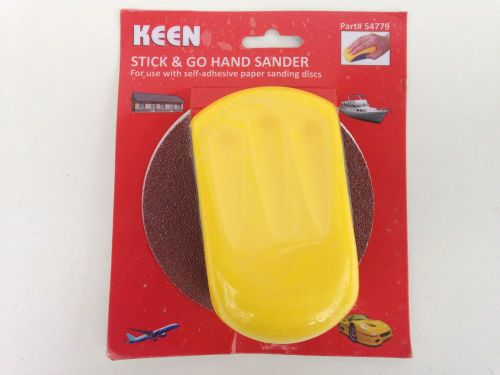 Keen stick &amp; go hand sander 5&#034; egonomic hand sanding pad keen 54779 (lot of 2) for sale