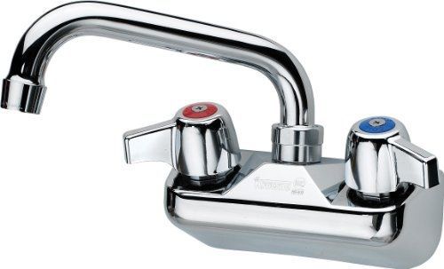 Krowne 10-406L Low Lead Faucet, Splash Mount, 4&#034; Centers, 6&#034; Swing Nozzle, NSF