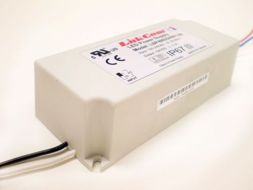 40W LED Driver IP67 UL Approved Input 100~240VAC 1A Output 24VDC 1.7A - New
