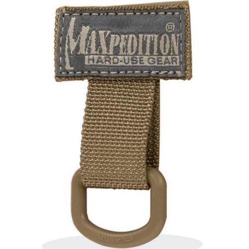 Maxpedition Khaki Tan Tactical T-Ring - 2&#034; X 1&#034; Loop Field For Patches - 1713K