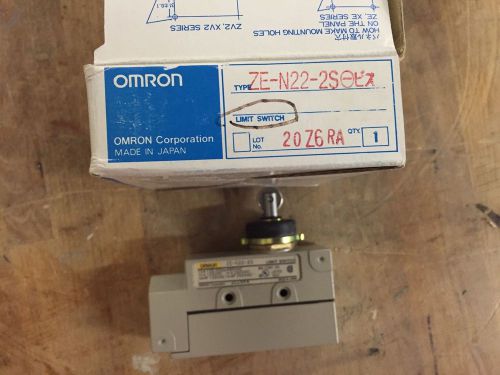 Omron ze-n22-2s enclosed limit switch, top actuator, spdt for sale