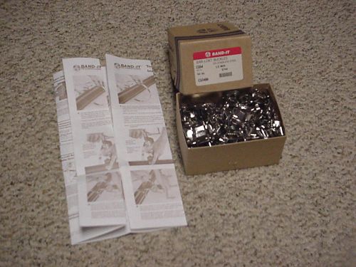 Band-It EAR LOKT BUCKLES 201 STAINLESS STEEL 1/2 INCH 12.7MM C254 100 PER BOX