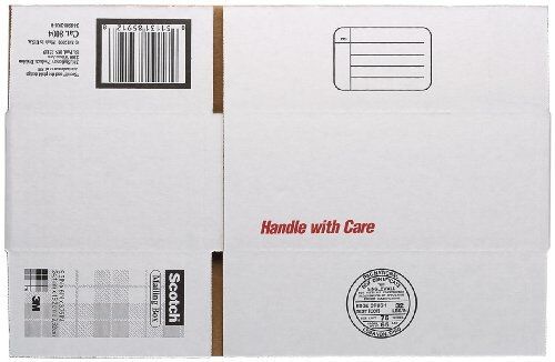 3M Scotch Mailing, Moving, and Storage Box, 9-1/2 Inches x 6 Inches x 3-3/4