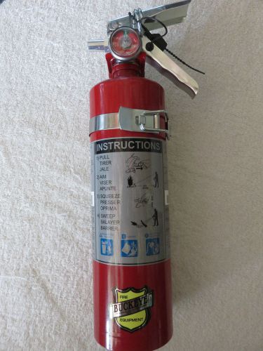 New 2016 &#034;buckeye&#034; 2 1/2-lb abc fire extinguisher with vehicle bracket for sale